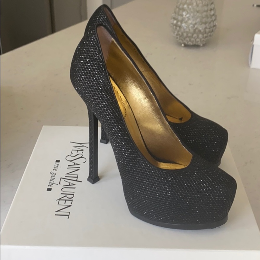 Ysl sparkle platform pump